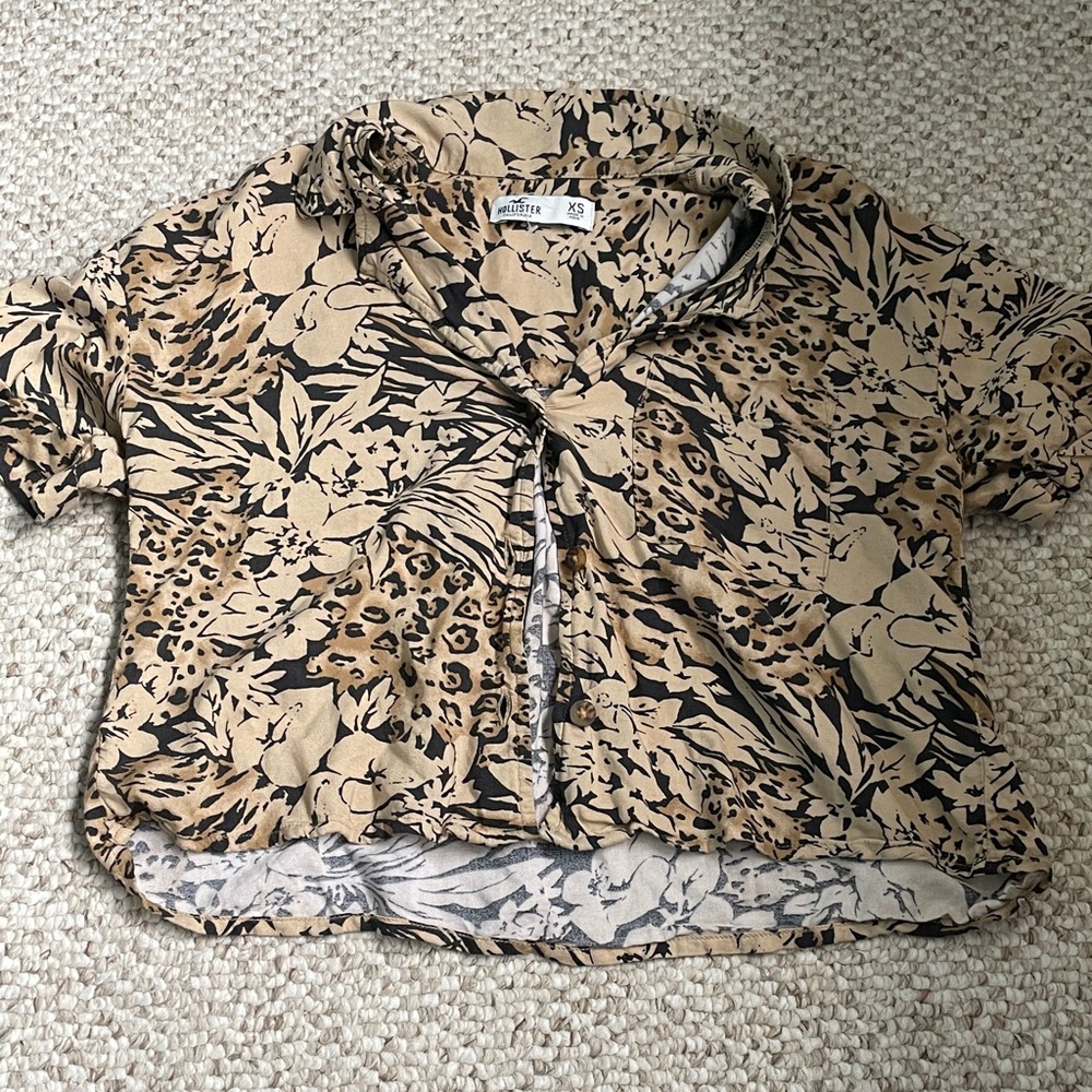 Hollister camp shirt